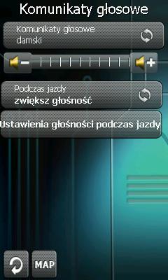 Automatyczne dopasowanie poziomu głośności komunikatów głosowych do prędkości jazdy samochodu