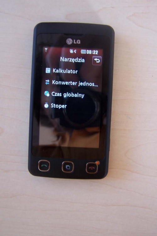 LG KP500 Cookie - narzędzia