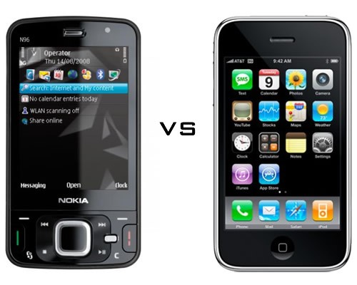 iPhone vs Nokia N96