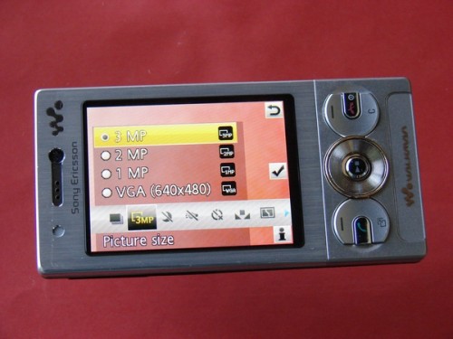 Sony Ericsson W705 - ustawienia aparatu