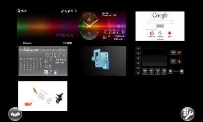 Sonyericsson Xperia panele