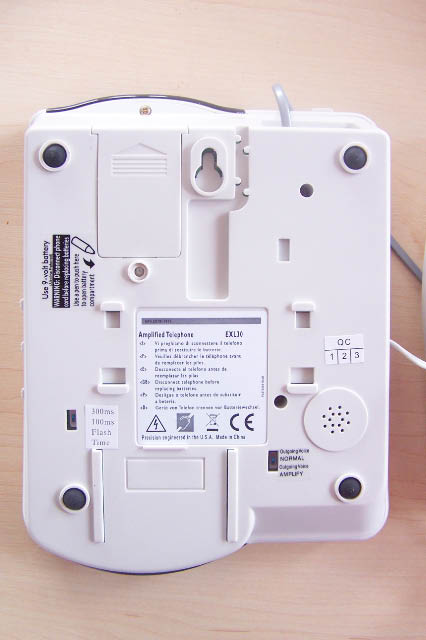 Clarity EXL30  - Widok z dołu