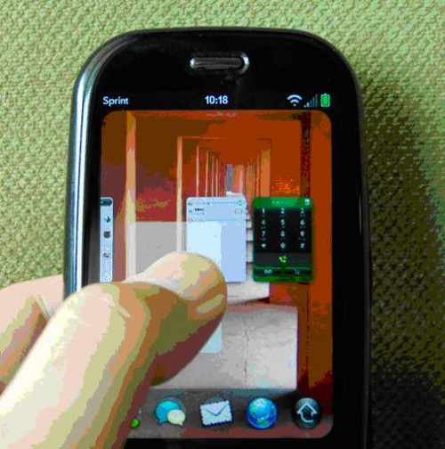 Palm Pre trójwymiarowy interfejs