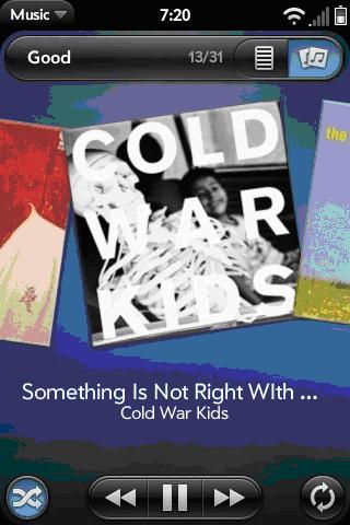 Palm Pre odtwarzacz mp3