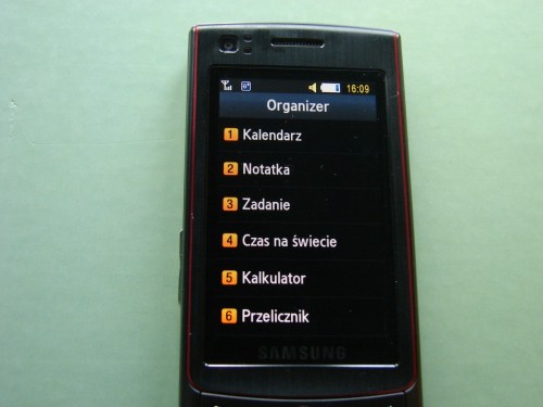Samsung S8300 - Ultra Touch organizer
