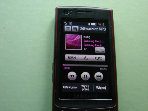 Samsung S8300 - Ultra Touch odtwarzacz MP3