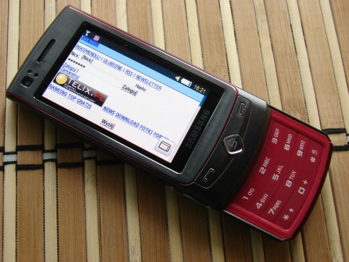 Samsung S8300 - Ultra Touch przeglądarka Telix.pl