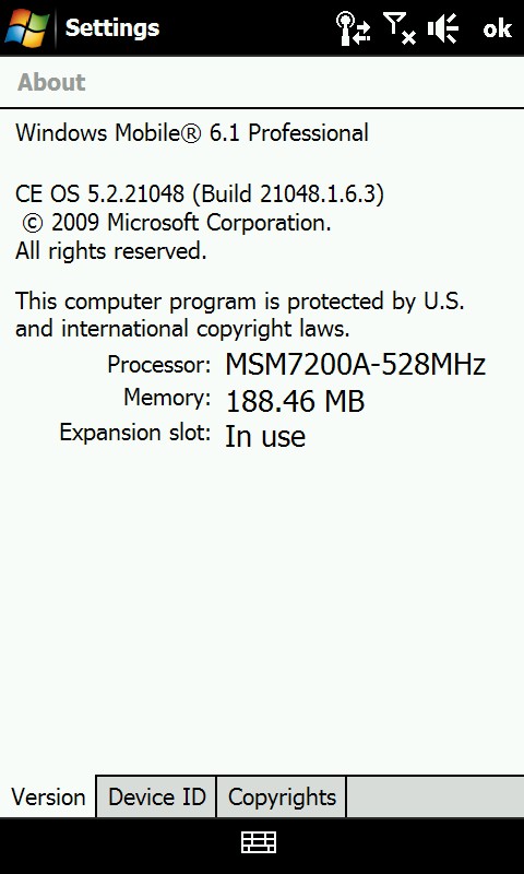 HTC Touch Pro2 - dane techniczne