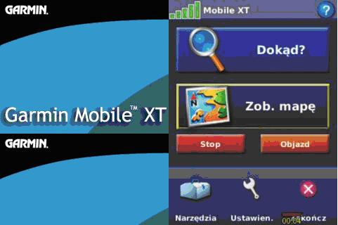 Garmin Mobile XT - Menu