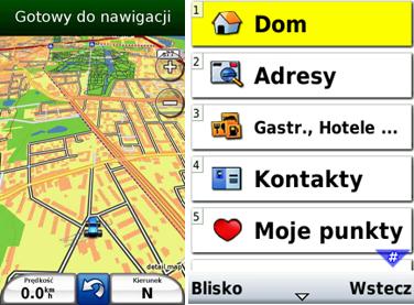 Garmin Mobile XT - nawigacja