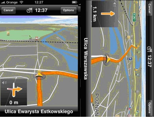 Navigon Mobile - mapa