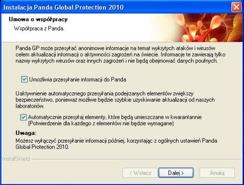 Panda Global Protection 2010 - Umowa o współpracy
