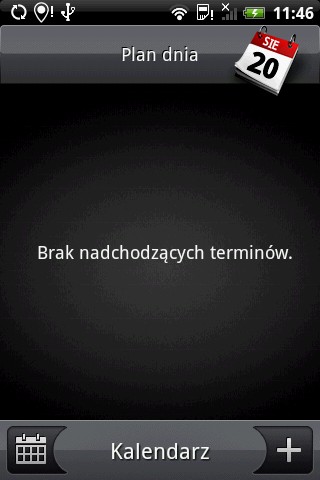 Htc Hero - kalendarz