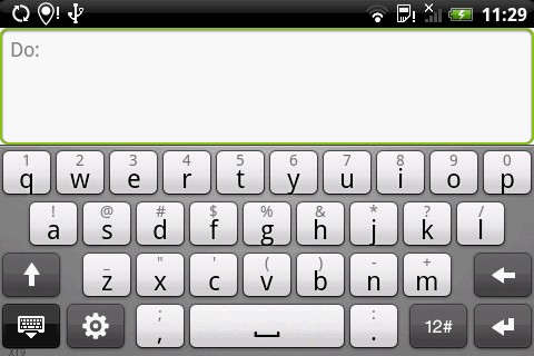 Htc Hero - wiadomość