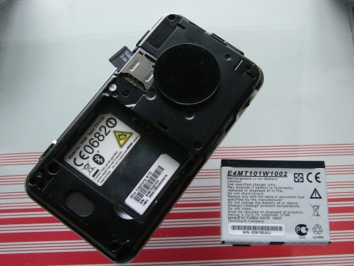 Mio K70 Explora - gniazdo microSD