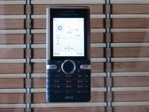 Sony Ericsson S312 - odtwarzacz