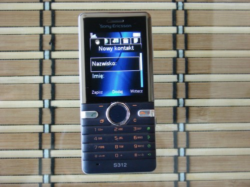Sony Ericsson S312 - Książka kontaktów