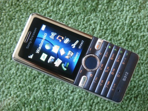 Sony Ericsson S312 - menu