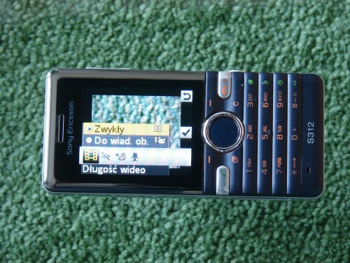 Sony Ericsson S312 - ustawienia kamery