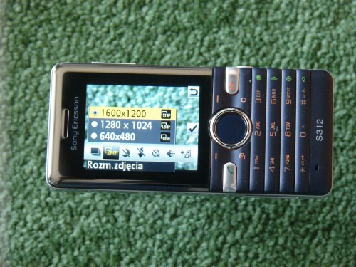 Sony Ericsson S312 - ustawienia aparatu