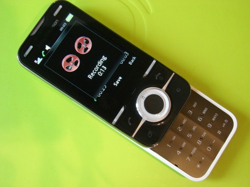 Test Sony Ericsson Yari - nagrywanie rozmowy telefonicznej