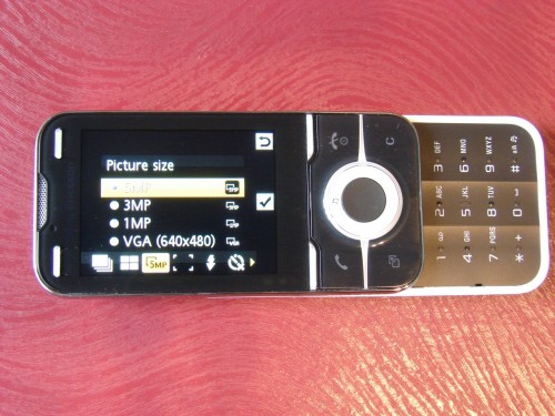 Test Sony Ericsson Yari - kamera 5MPix