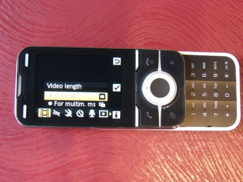 Test Sony Ericsson Yari - kamera video