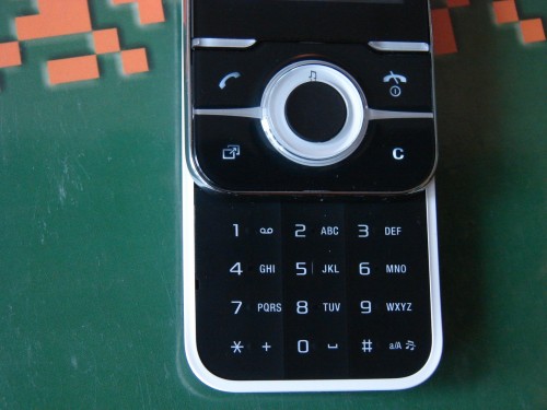 Test Sony Ericsson Yari - klawiatura