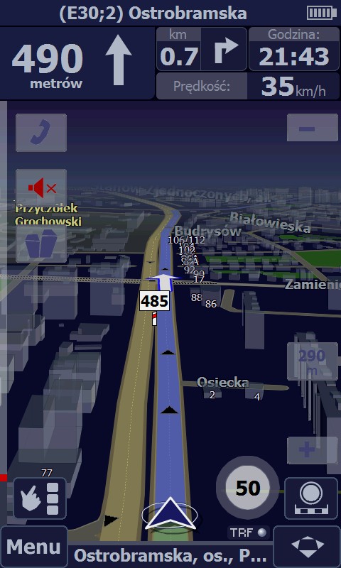 AutoMapa 6 - nawigowanie, komputer, ograniczenia prędkości