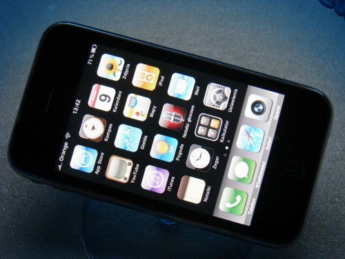 Test iPhone 3G S - Menu