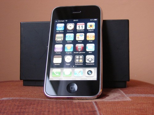 Test iPhone 3G S - pudełko
