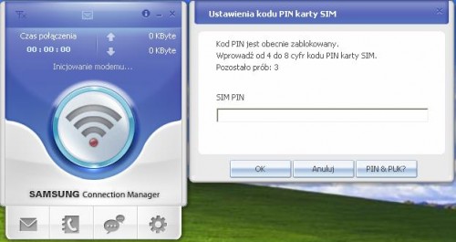 Samsung GT-B1110 - łączenie