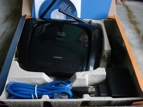 Linksys WRT160NL - zestaw