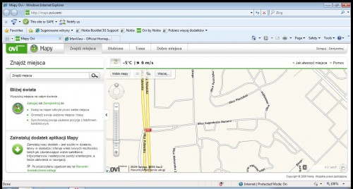 Nokia Booklet 3G - Mapy Ovi