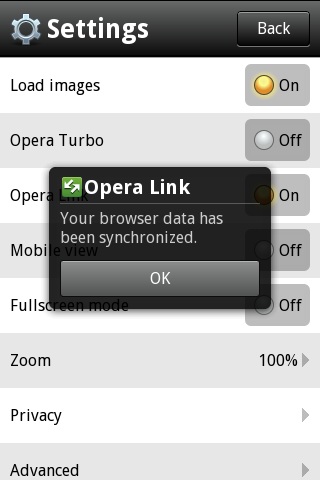 Opera Software - ustawienia