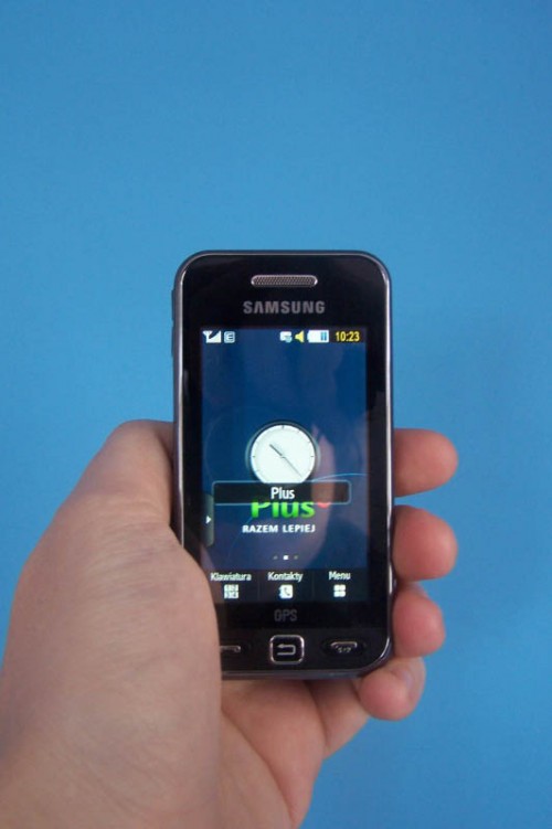 Test Samsung Avila GPS - ekran główny