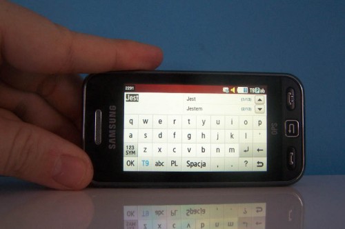 Test Samsung Avila GPS - redagowanie wiadomości