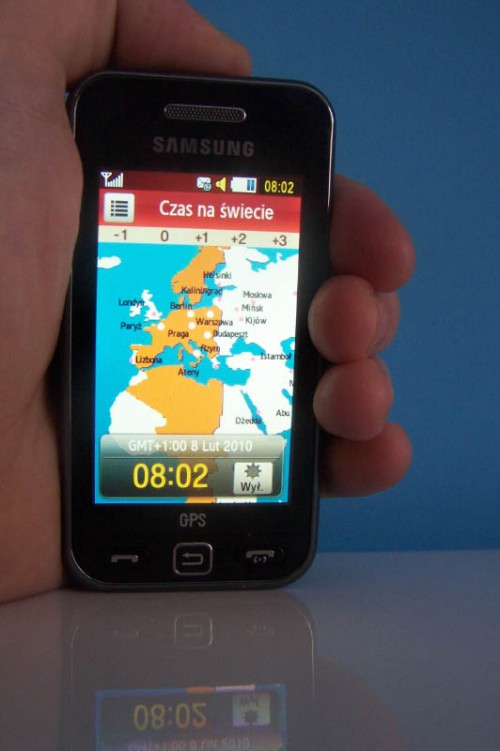 Test Samsung Avila GPS - Zegar