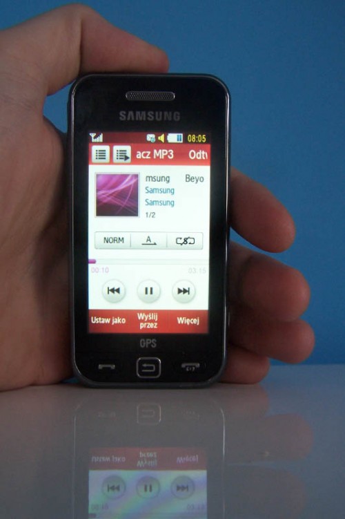 Test Samsung Avila GPS - odtwarzacz muzyki