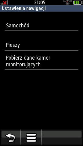 Garmin-Asus nüvifone G60 -  dwa tryby pracy: Samochód i Pieszy
