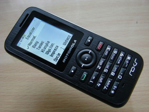 Test Motorola WX395 - Equalizer