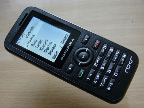 Test Motorola WX395 - Equalizer