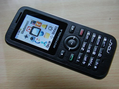 Test Motorola WX395 - Menu główne