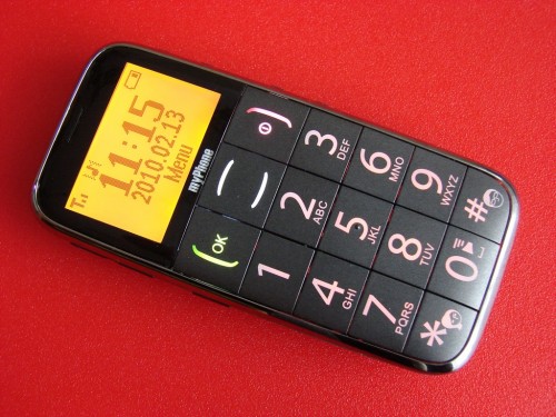 test myPhone 1070 chiaro - główny wyświetlacz