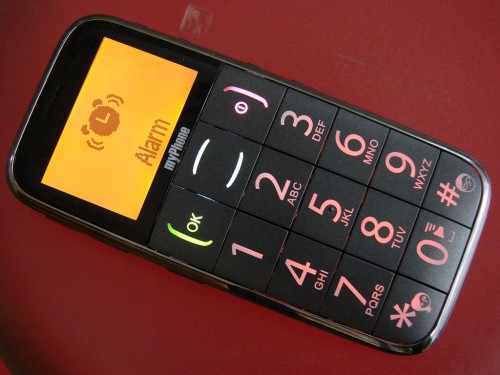 test myPhone 1070 chiaro - Alarm – funkcja w telefonie, która może służyć jako: budzik, przypomnienie, odniesienie do zaplanowanych zadań