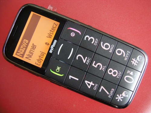 test myPhone 1070 chiaro - Kontakty