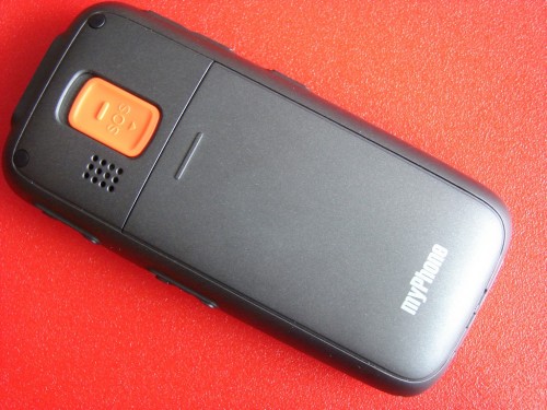 Test myPhone 1070 chiaro - tył i przycisk alarmowy SOS