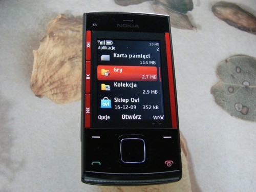 Test Nokia X3 - rozrywka