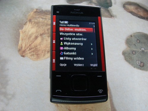 Test Nokia X3 - Menu multimedia