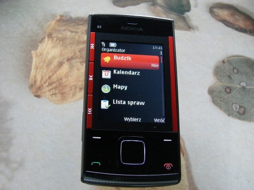 Test Nokia X3 - Organizer